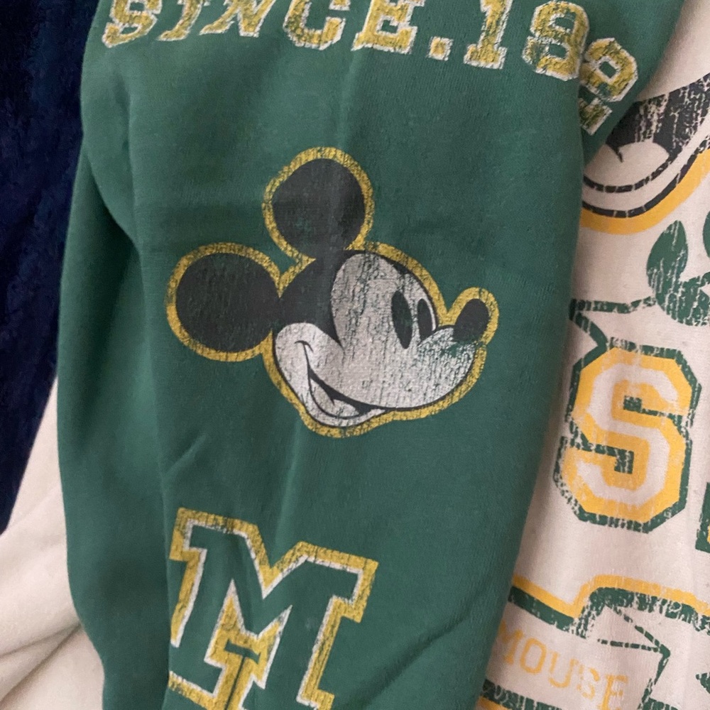 H&M Disney Mickey Mouse Cream and Multicolor Crewneck Sweater - Picture 3 of 6